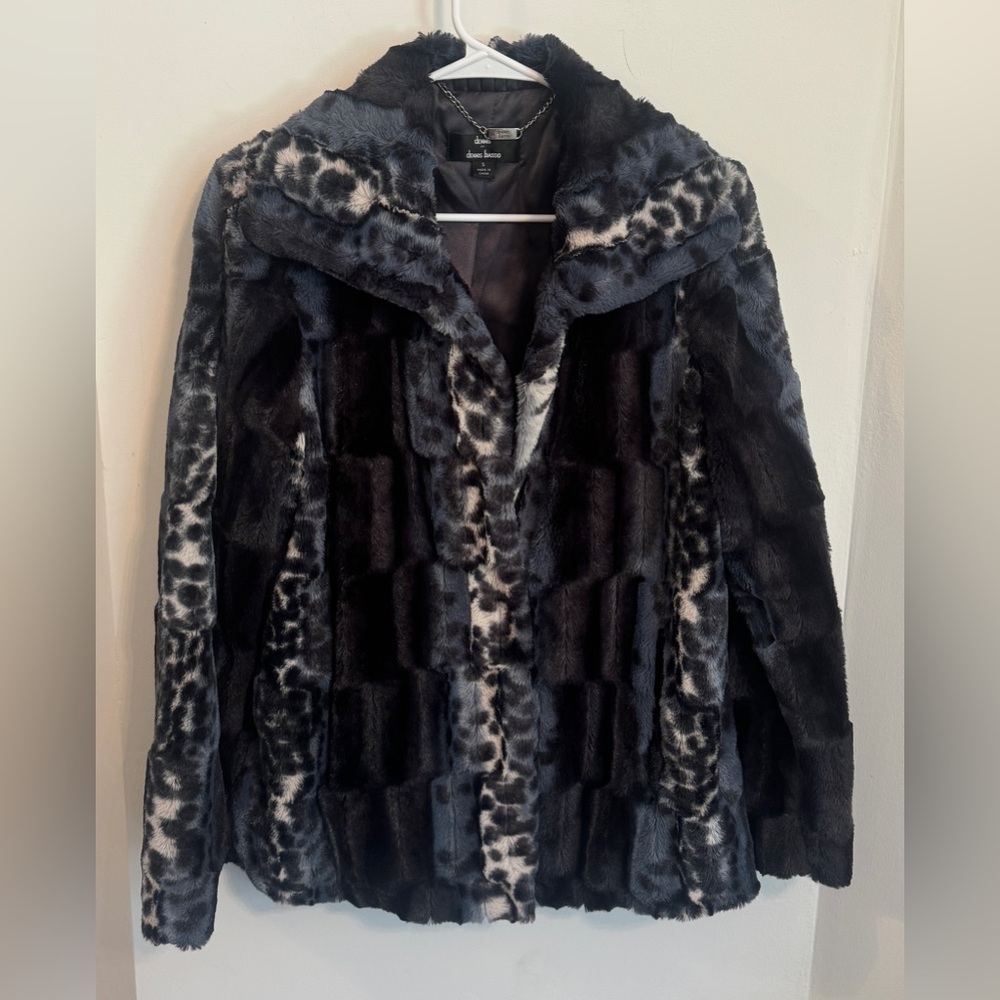 Faux Fur Leopard Jacket